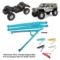 thumbnail image 4 of VONKY Aluminium Alloy Trigon Support Bar Front Support Bar For AXIAL SCX10 Solid blue 1Set, 4 of 6