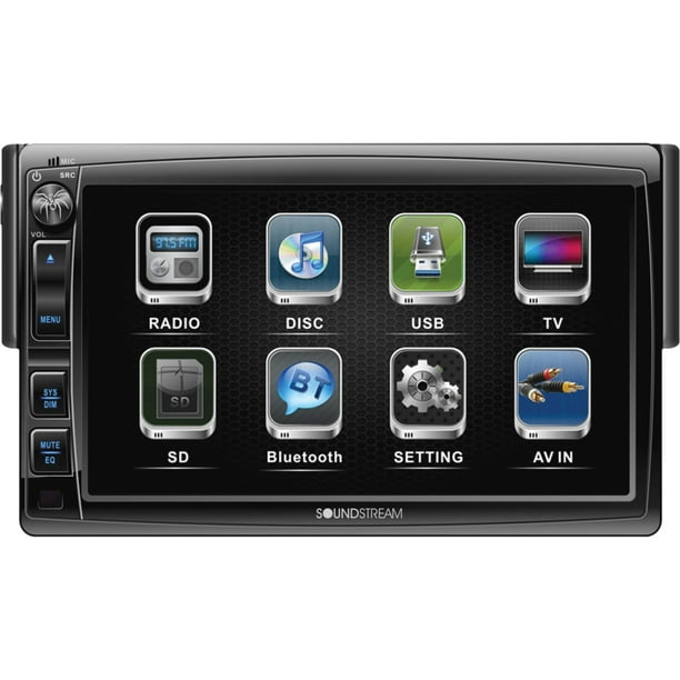 Soundstream VR732 Car DVD Player, 7" Touchscreen LCD, 208 W RMS