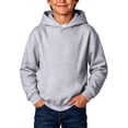 thumbnail image 2 of Boys Girls Hoodie Pullover Drop Shoulder Oversized Sweatshirt Pocket Long Sleeve Shirts Soft Casual Outfits Tops for Kids, 2 of 5