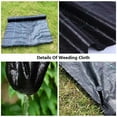 AUQ Ultra Thick Weed Barrier Fabric,Premium Garden Landscape Fabric for