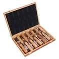 thumbnail image 2 of 12PCS Wood Carving Tools CRV Blade Wooden Handle Engraving Chisel Set for DIY Handicrafts, 2 of 23