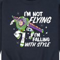 thumbnail image 3 of Toy Story - I'm Not Flying - Men's Crew Neck Fleece Pullover, 3 of 5