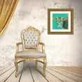 thumbnail image 3 of Phillip, Jamie 12x12 Gold Ornate Wood Framed with Double Matting Museum Art Print Titled - Hello Moo, 3 of 4