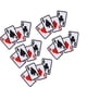 thumbnail image 4 of uds Poker Ace parche para ropa planchar en naipes apliques DIY camiseta pegatina de tela, 4 of 5