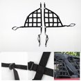 thumbnail image 4 of CheroCar Mesh Cargo Side Net Trunk Side Net Restraint for Jeep Wrangler JK JKU 4 Doors 2007-2017 Black, 4 of 9