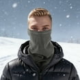 thumbnail image 4 of Unique Bargains 1 Pc Multi-function Neck Warmers Windproof Face Mask for Cycling Dark Gray, 4 of 6