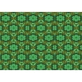 thumbnail image 1 of Ahgly Company Indoor Rectangle Patterned Dark Forest Green Area Rugs, 8' x 12', 1 of 6