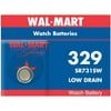 Wal-Mart Mercury-Free Silver Oxide 329 Watch Battery