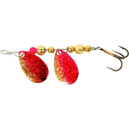 UPC: 0013921500610 | Thomas Double Spin Gold/Red 1/5 Oz. Spinnerbaits
