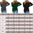 thumbnail image 2 of SWQZVT Womens Tops Cold Shoulder Long Sleeve Twist Knot Top Sexy Tunic T Shirts Casual Darkgray Blouse Size XL, 2 of 6