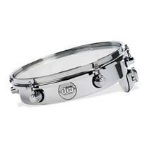 DW Design Series Piccolo Tom, 2.5x12, Chrome Over Steel w/Chrome Hardware