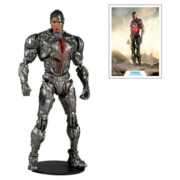 DC JUSTICE LEAGUE MOVIE 7IN FIGURES - CYBORG