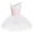 White, variant on IBTOM CASTLE Kid Girls Sequins Ruffle One Shoulder Ballet Dance Dress Tulle Tutu Skirt