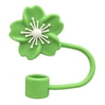 thumbnail image 1 of Cubierta Paja Flores Adorno 10 Mm Punta para La Copa () Verde, 1 of 3