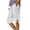 White1, variant on fatyb Womens Long Shorts Elastic Waist Straight Leg Shorts Side Split Knee Length Casual Shorts with Pockets