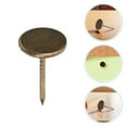 thumbnail image 1 of BEADCEST 150pcs Metal Push Pins Dark Brown Iron Suitable for Securing Artwork Indoor Decor Office Users, 1 of 8