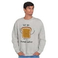 thumbnail image 4 of Kawaii Matching Couples Set PB and J Unisex Plus Fleece Graphic Sweatshirt Brisco Brands 2X, 4 of 6