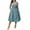 Blue, variant on Womens Plus Size Dress Striped Sleeveless High Waist Flowy Summer Midi Dresses with Pockets