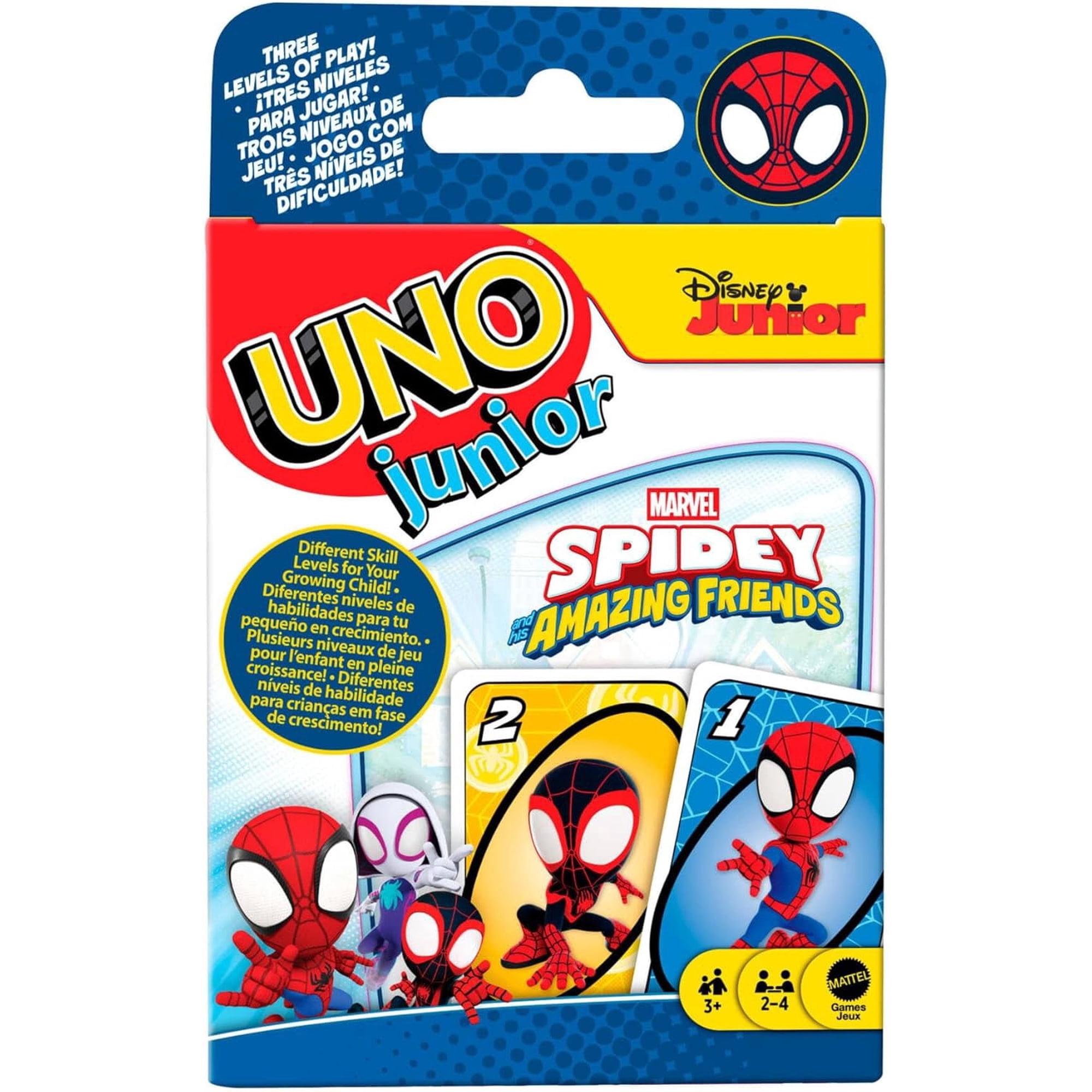 Marvel Spidey & His Amazing Friends UNO Junior Card Game