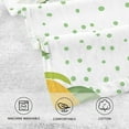 thumbnail image 4 of GZHJMY Lemon Daisy Flowers Dots Cotton Towels Set 2 Pcs Absorbent Hand Towel Face Towels Kitchen Towels Bath Towels for Bathroom Laundry Room Kitchen 16 x 28 Inches, 4 of 7