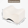 thumbnail image 5 of CHAO Almohada ortopédica para rodillas de dióxido, almohada ergonómica para piernas para caderas, espalda, piernas, rodillas, elección perfecta para personas que duermen de lado, 5 of 5
