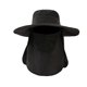 thumbnail image 1 of Sombrero para el sol Yuarrent hombre ajustable verano negro, 1 of 6