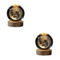 thumbnail image 3 of Destyer Astronomy-inspired LED Ball Night Light For Romantic Night Home Base Lamp House Warming Gift Moon 2Set, 3 of 6