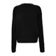 thumbnail image 5 of Gibobby SuéTer Para Invierno Mujer de punto elegante de color sólido para mujer, de manga larga con cuello redondo, ajustado(Negro,XG), 5 of 6