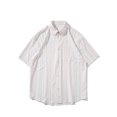 thumbnail image 1 of Qiopertar Liquidation à Moins de 5$ Chemise Décontractée Mode Homme Col Rabattu Manches Courtes Blouse en Liquidation Accès Anticipé, 1 of 7