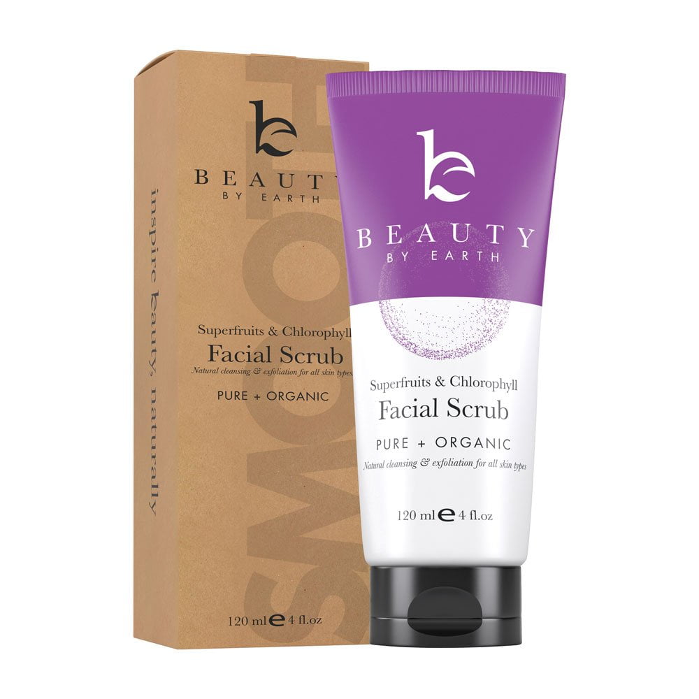 Face Scrub Exfoliating Face Wash Natural & Organic Face Cleanser and Face Exfoliator for Women