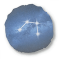thumbnail image 1 of Coussin Rond Intelligent Talent Belles Étoiles Chanceuses Décoration Maison, 1 of 3
