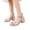 Silver#10086, variant on BOOMNY Girl's Sandals Open Toe Low Heels Sandals for Kids Ankle Strap Glitter Sequins Elegant Wedding Princess Shoes