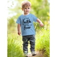 thumbnail image 2 of Let Faith Be Bigger Than Fear T-Shirt Infant -Smartprints Designs,  6 Months, 2 of 4