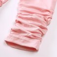 thumbnail image 6 of LYMAYTER 12-7Y Kids Toddler Girls T-Shirt Set Baby Solid Colours Tees Outfit Kids Fashion Short Sleeve Tops+ Elastic Trousers T Outfit Infant Casual Versatile T Two-Piece Set, 6 of 8