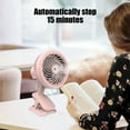 thumbnail image 4 of Fiudx Ventilador Portátil de Escritorio, Carga Usb, Modo de Enganche y Soporte, Funcionamiento Silencioso, Humidificador de Vapor, Diseño Compacto Que Ahorra Espacio, Uso En Oficina y Hogar, Tamaño 1, 4 of 6