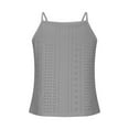 thumbnail image 5 of Taqqpue Tank Top for Women Loose Fit High Neck Sleeveless Halter Tops Casual Hollow Out Eyelet Summer Flowy Cami Shirts Blouse, 5 of 6