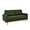 Green-Chenille, variant on Aukfa 68" Small Sofa Couch Comfy Mid Century Modern Loveseat Sofa for Living Room Bedroom, Dark Gray