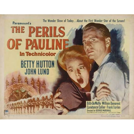 The Perils of Pauline POSTER (22x28) (1947) (Half Sheet Style