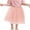 Pink, variant on XinLfly Girl's Polka Dot Mini Skirts Kids Casual Solid Color Lace Up Mesh Tutu Skirt Dance Fashion Dress,White,3-4T