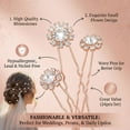 thumbnail image 5 of Miallo Rose Gold Bobby Pins 24pcs, Cute Hair Clips for Thick Hair, Trendy Metallic Hair Accessories Gift for Girls & Women, 5 of 7