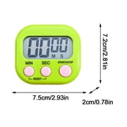1PCS Multi-Functional Timer Magnetic Backing,Large Screen Count & Countdown Digital Electronic Timer,Used for kitchen,Study,Sports (White)