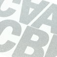 thumbnail image 2 of 3.25" Silver Glitter Alphabet Stickers by Recollections, 2 of 4