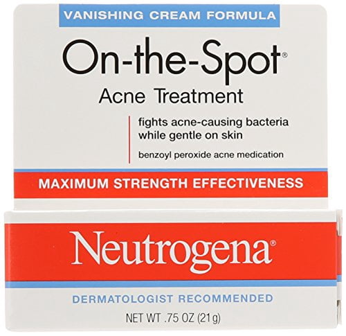 Neutrogena On-the-Spot Acne Treatment, Vanishing Formula, 0.75 Ounce (Pack of 6)