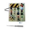 thumbnail image 4 of Tablero ocupado con interruptor de luces, Tableros sensoriales de madera LED, Panel de control de madera, Tablero ocupado LED Montessori,, 4 of 8
