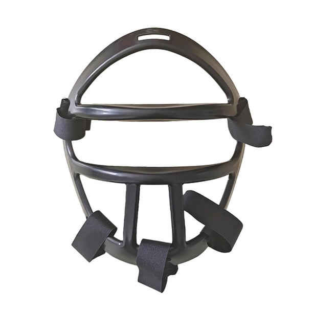 Casco de protección facial para karate, sparring y kickboxing para adolescentes. Negro