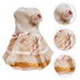 thumbnail image 1 of AURARMLET Vestido Formal Dorado Para Perro Con Material Y Cómodo Look Adorable Para Fiestas Y Eventos, 1 of 8