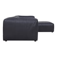thumbnail image 4 of Moe's Home Collection Form Lounge Modular Sectional Vantage Black Leather, 4 of 6