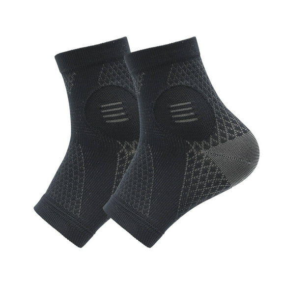 BESTSKY Ankle Brace,Performance Support Neuropathy Socks,Ergonomic Protection Ankle Sleeve,Black,M