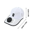 thumbnail image 2 of Up to 50% off Hat With Fan, Summer New Breathable Mesh Hat Solar Charging Fan Hat Sun Protection Hat, 2 of 6