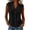*Black, variant on VBVC Women's Sleeveless Peter Pan Collar Top,Ladies Lightweight Button Down Shirt,Summer Breathable Blouse for Women,Black,S-3XL
